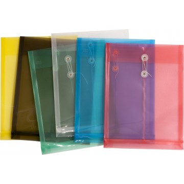 FELXI ENVELOPE PVC STRING & BUTTON ENVELOPE - EN01AS